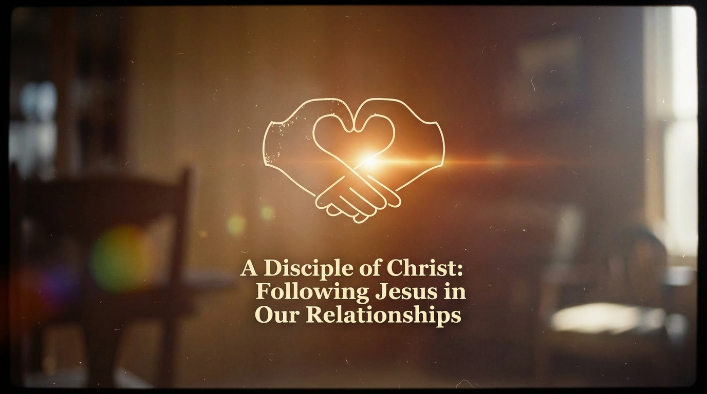 Being a Disciple of Christ: Following Jesus in Our Relationships