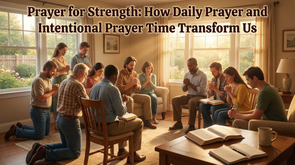 Prayer for Strength: How Daily Prayer and Intentional Prayer Time Transform Us