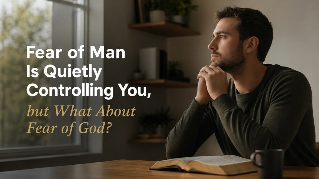 Fear of Man Is Quietly Controlling You, but What About Fear of God?