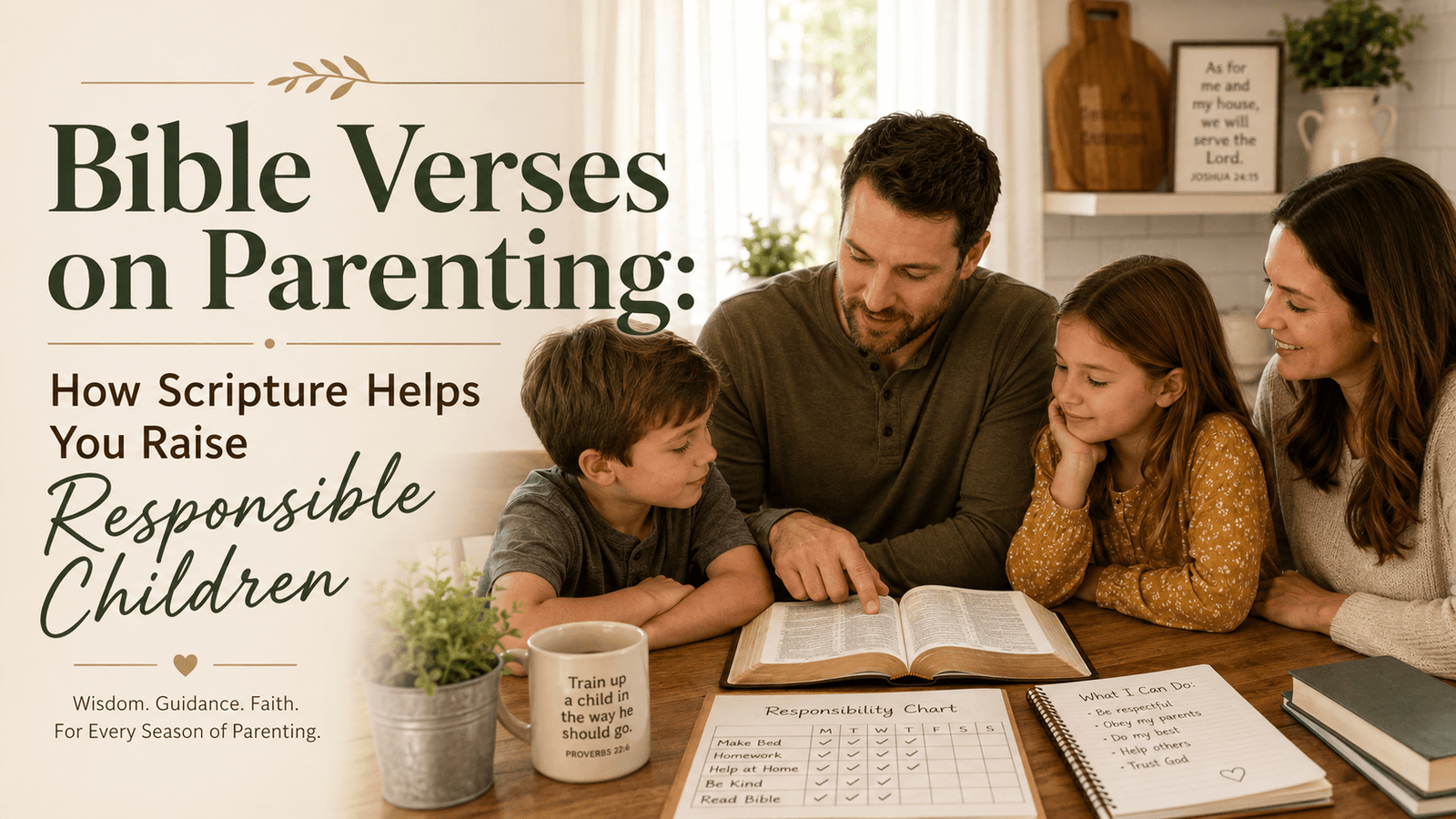 Bible Verses on Parenting: How Scripture Helps You Raise Responsible Children